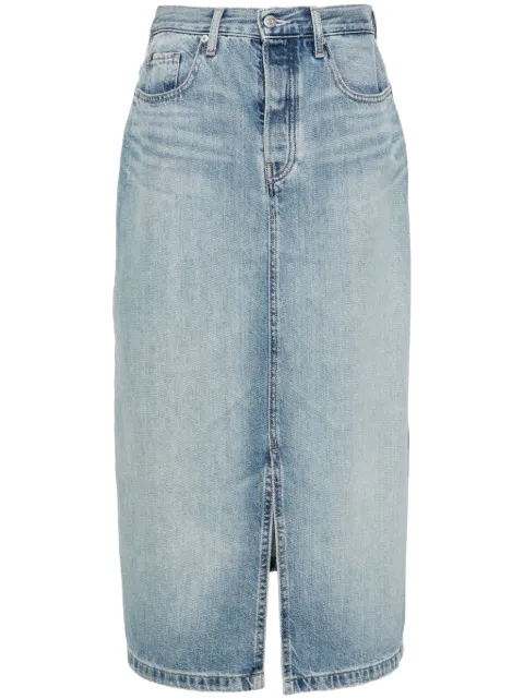 Tommy Hilfiger falda midi con cintura alta