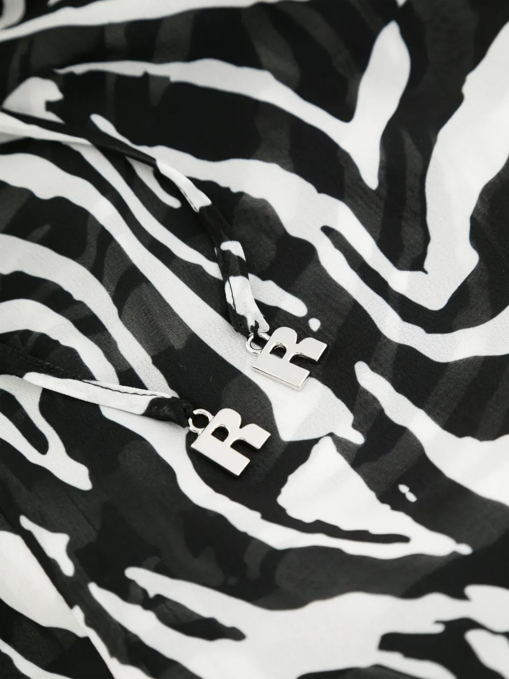ROTATE BIRGER CHRISTENSEN X REINA OLGA ZEBRA-PRINT STRAIGHT TROUSERS