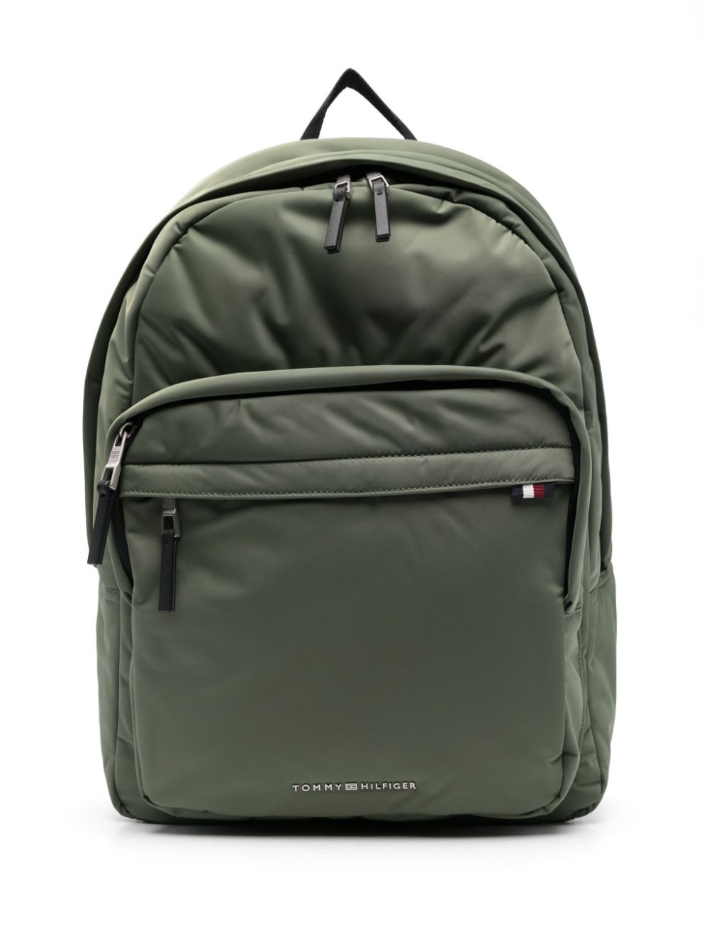Tommy Hilfiger Logo-lettering Backpack In Green