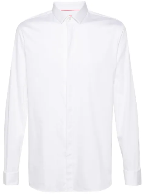 HUGO French-cuffs poplin shirt