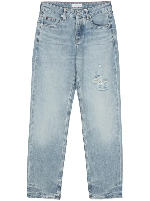 Tommy Hilfiger distressed straight jeans
