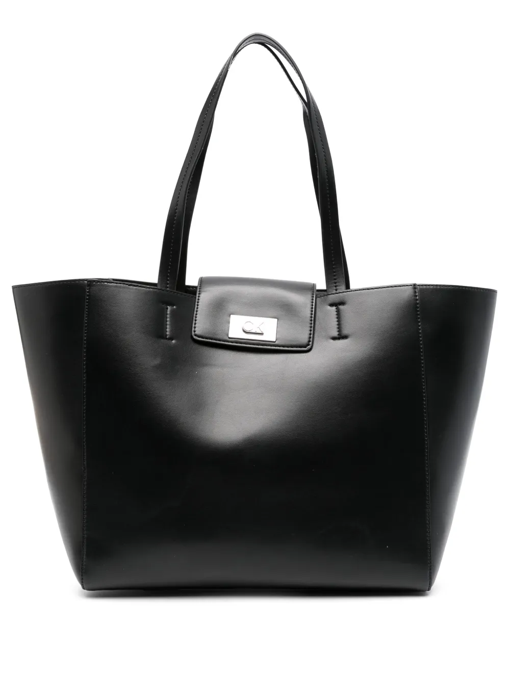 Calvin Klein Borsa tote in finta pelle - Nero