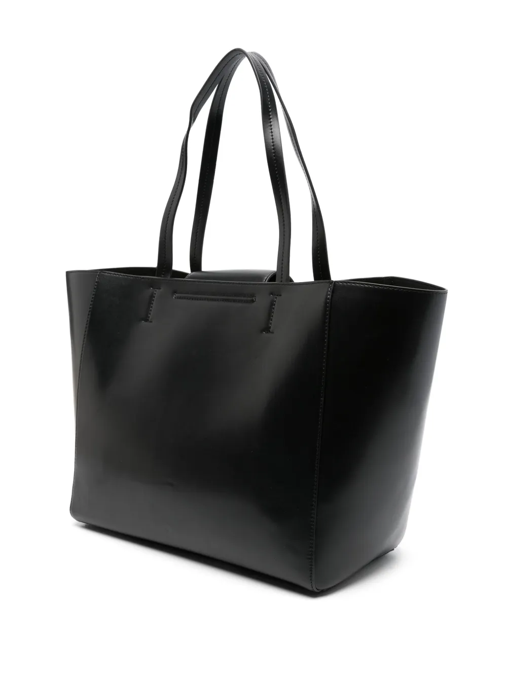 Calvin Klein Shopper van imitatieleer Zwart