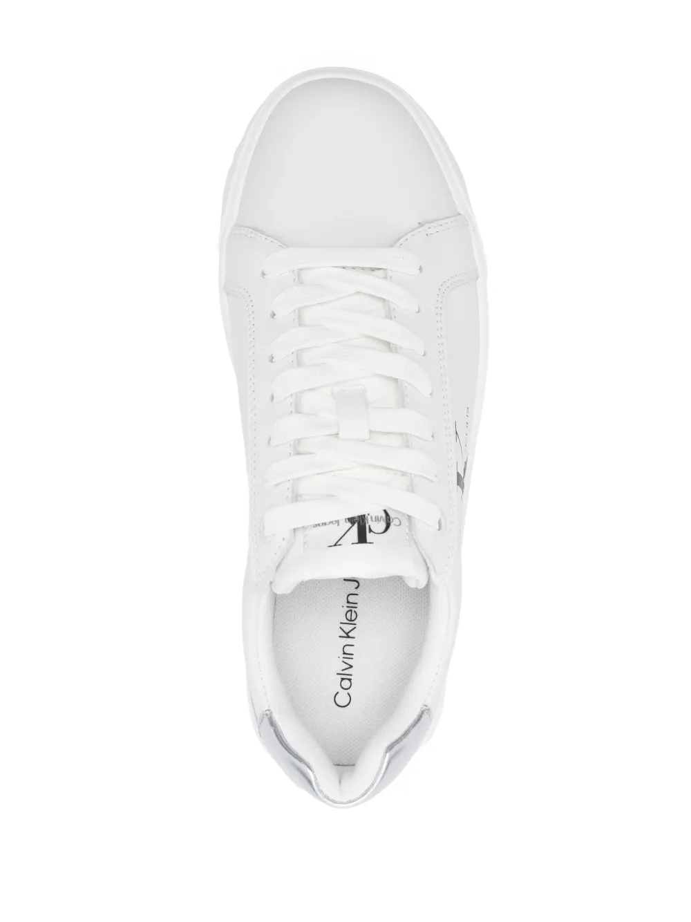 Calvin Klein Jeans Sneakers met logoprint Wit