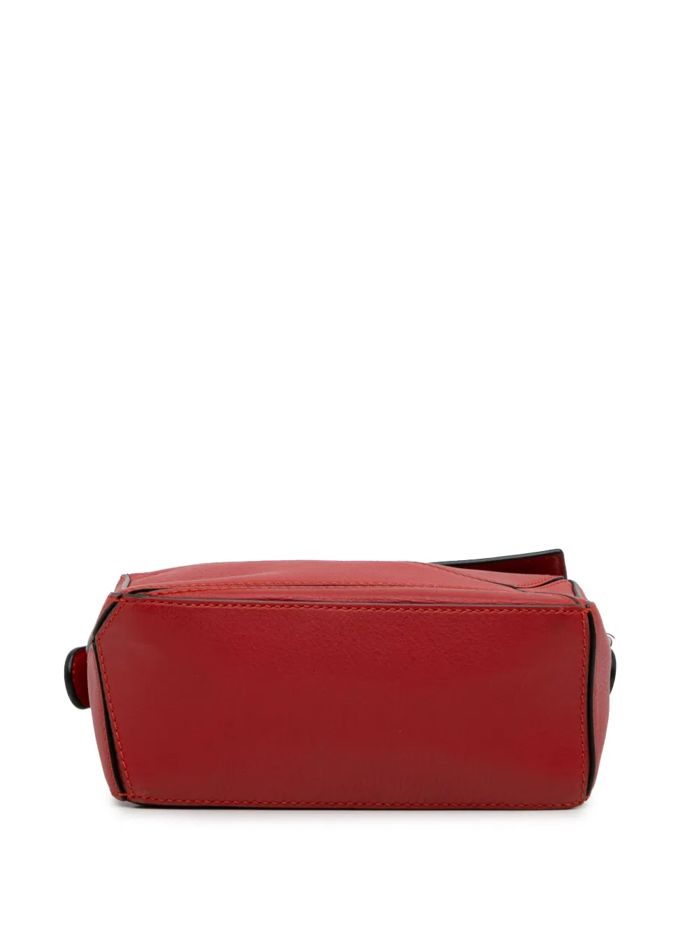 Pre-owned Loewe 2019 Mini Puzzle Satchel In Red