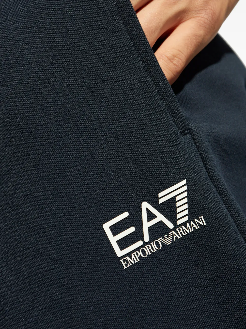 Ea7 Emporio Armani Trainingsbroek met logoprint Blauw
