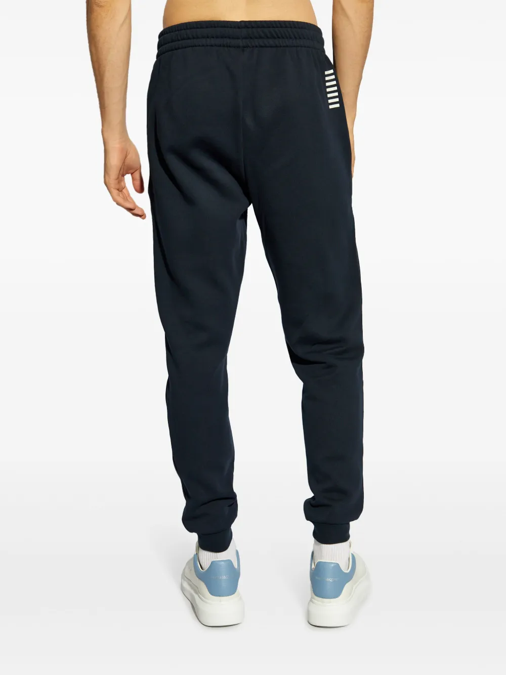 Ea7 Emporio Armani Trainingsbroek met logoprint Blauw