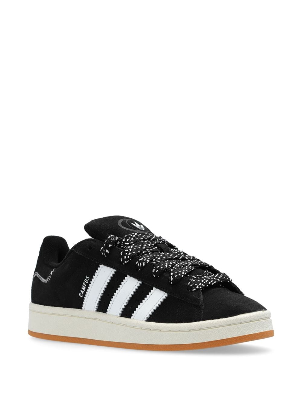 Shop Adidas Originals Campus 00's Suede Sneakers In 黑色