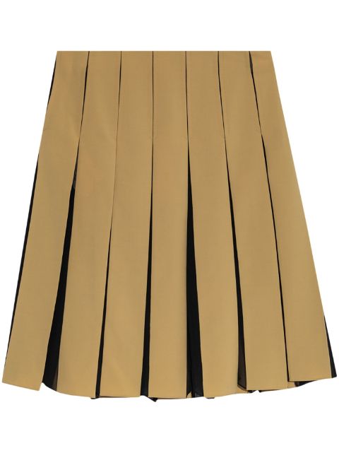 Marni pleated colour contrast skirt Women