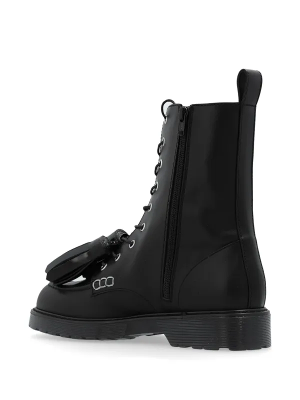 JW ANDERSONブラックレザーサイドゴアブーツ 38 JW ANDERSON Loafer leather ankle boots | NET-A-PORTER