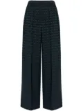 Kenzo Kenzo Weave palazzo pants - Blue