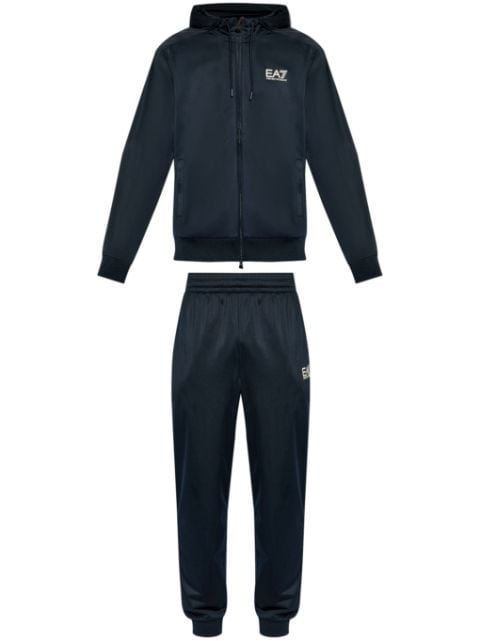 Ea7 Emporio Armani logo-print track suit