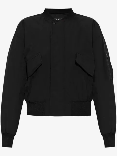 A.P.C. round collar bomber jacket 