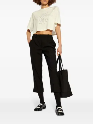 【送料&関税込】Kenzo Cropped Drawstring Trousers KENZO（ケンゾー）の「Stretch Cotton Cropped Cargo Pant