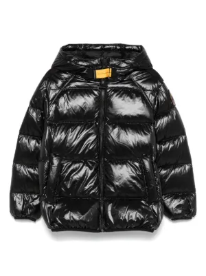 Moncler Enfant Maya Hooded Down Jacket | Black | FARFETCH IN Moncler Enfant Maya Hooded Down Jacket | Black | FARFETCH IN