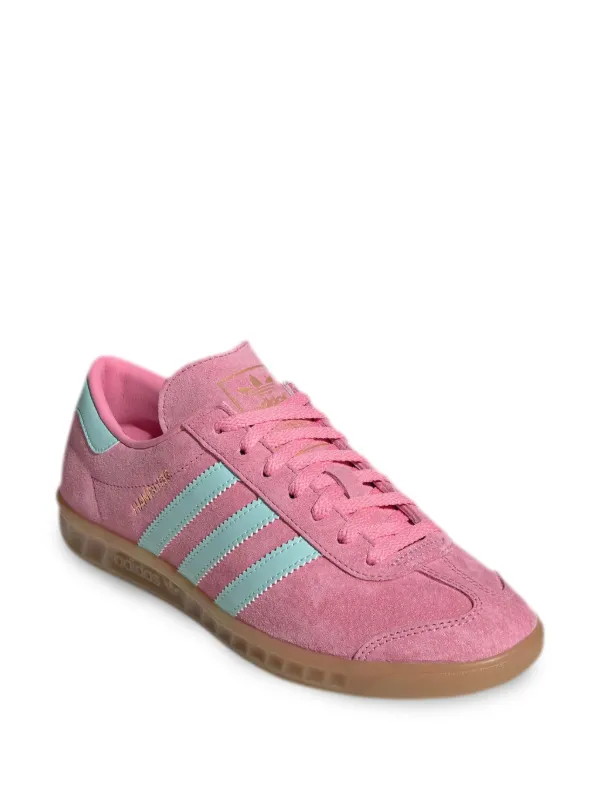 Adidas Hamburg Suede Trainers Pink FARFETCH ZA