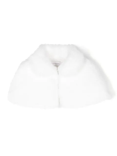 Monnalisa faux-fur cape