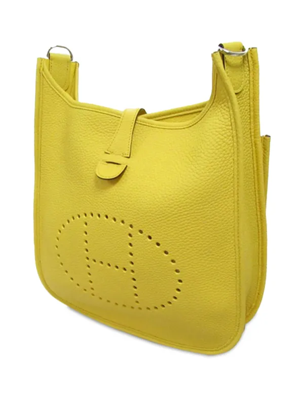 Hermes Pre Owned 2023 Clemence Evelyne III PM Crossbody Bag Yellow FARFETCH PH