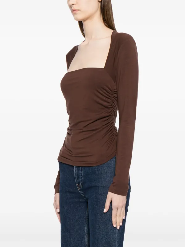 Laurel Ruched Sleeve Top