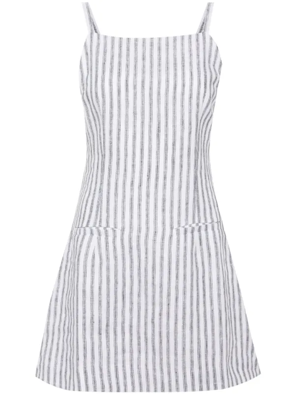 Reformation outlets Striped Linen Maxi Dress