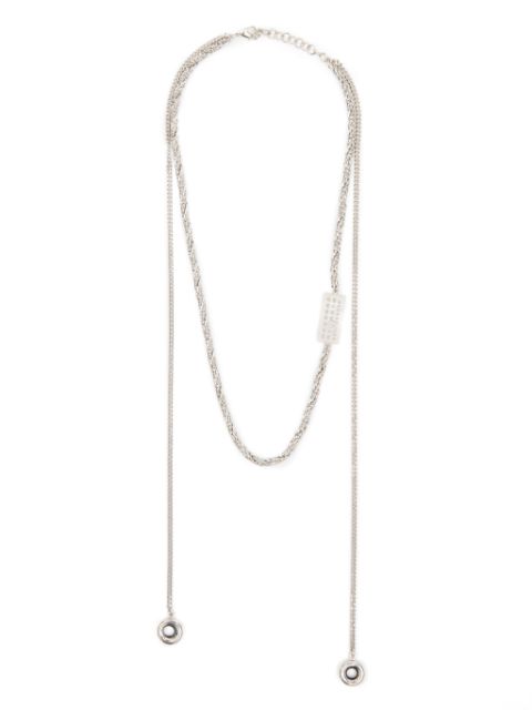 MM6 Maison Margiela Numbers-motif chain-link necklace Women