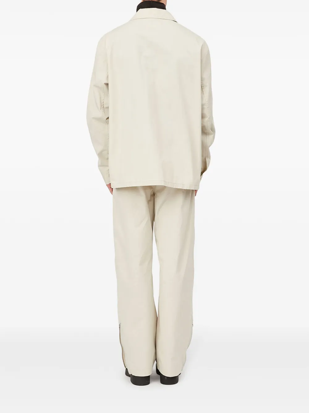 MM6 Maison Margiela Geweven katoenen shirtjack Beige