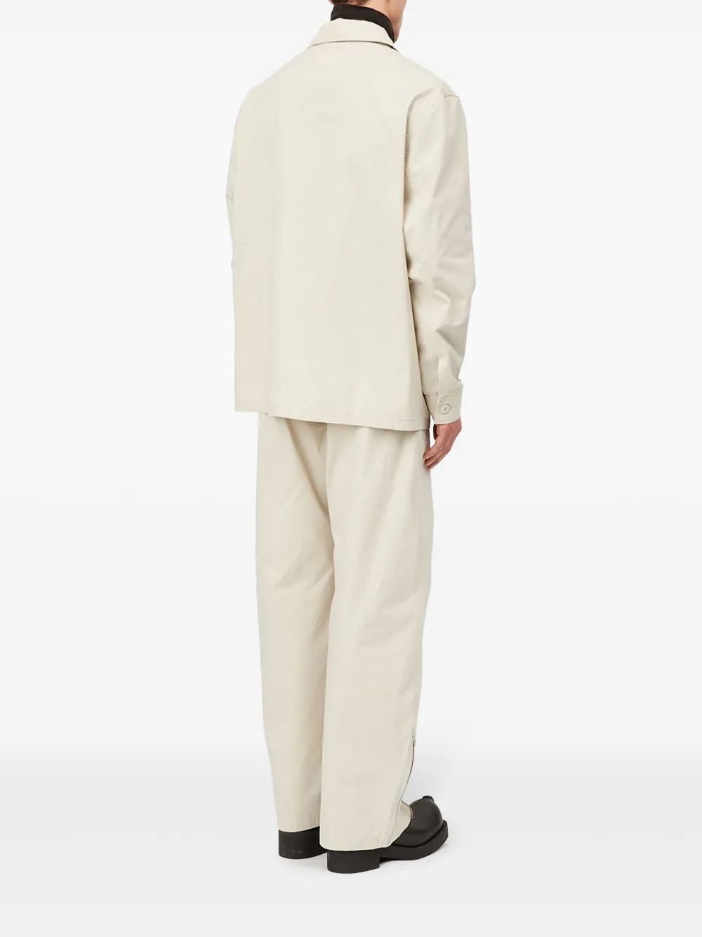 MM6 Maison Margiela Geweven katoenen shirtjack Beige