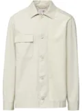 MM6 Maison Margiela gabardine-weave cotton shirt jacket - Neutrals