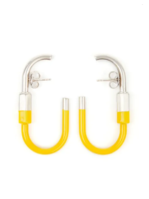 MM6 Maison Margiela Carabiner hoop earrings