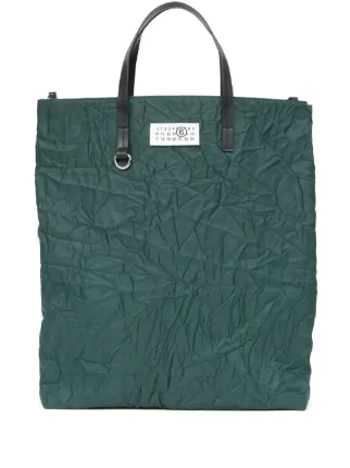 MM6 Maison Margiela Shopping ロゴパッチ ハンドバッグ