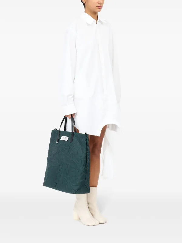 MM6 Maison Margiela Shopping ロゴパッチ ハンドバッグ