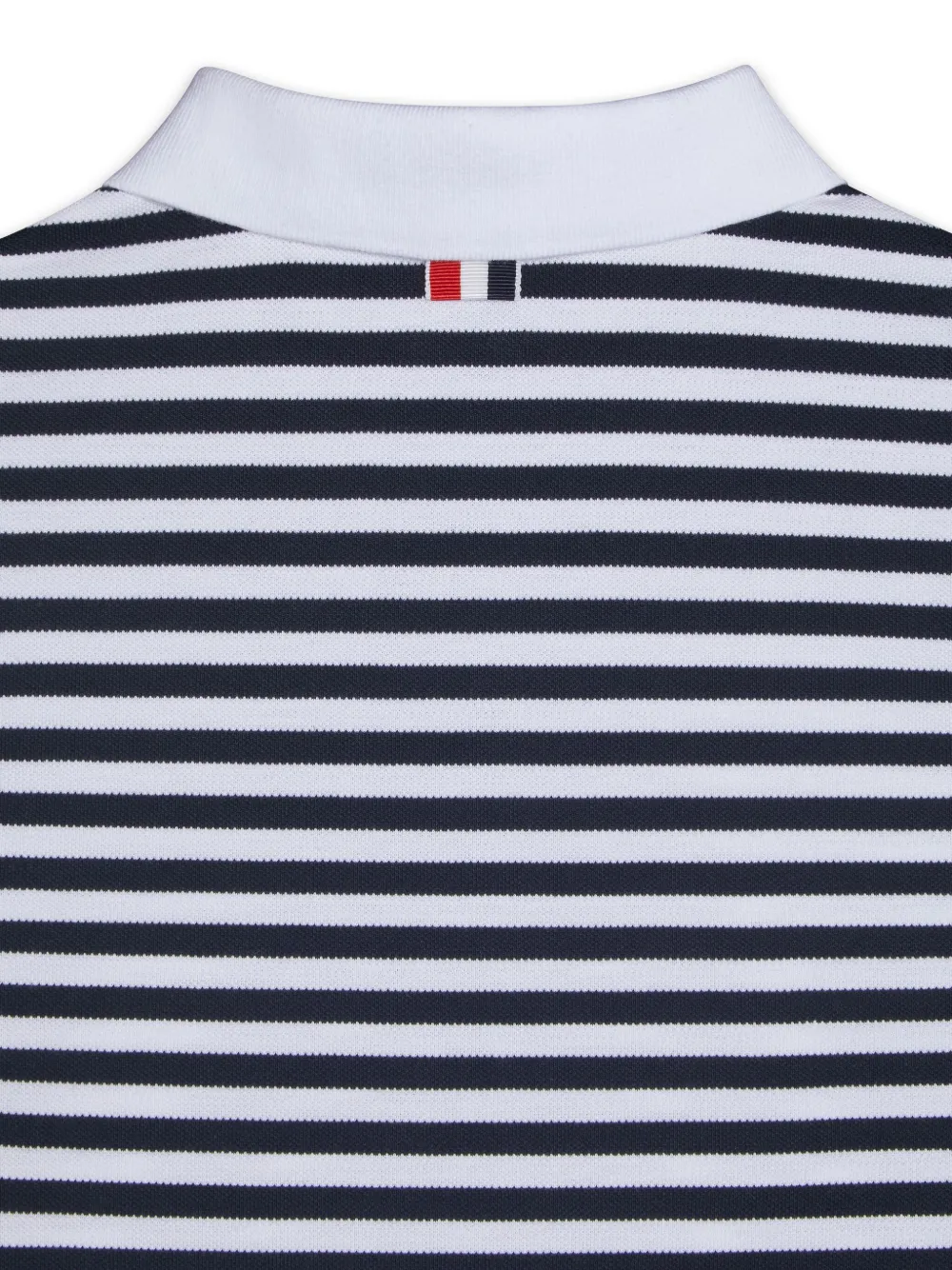 Thom Browne Kids Gestreept poloshirt Blauw