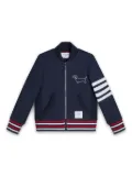 Thom Browne Kids Hector bomber jacket - Blue