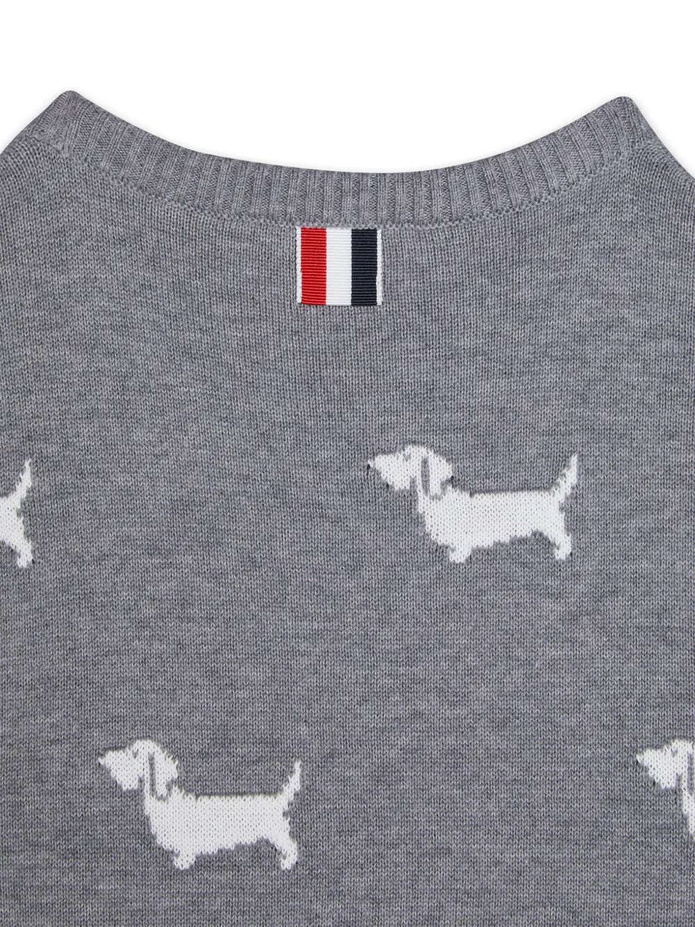 Thom Browne Kids Hector pullover Grijs