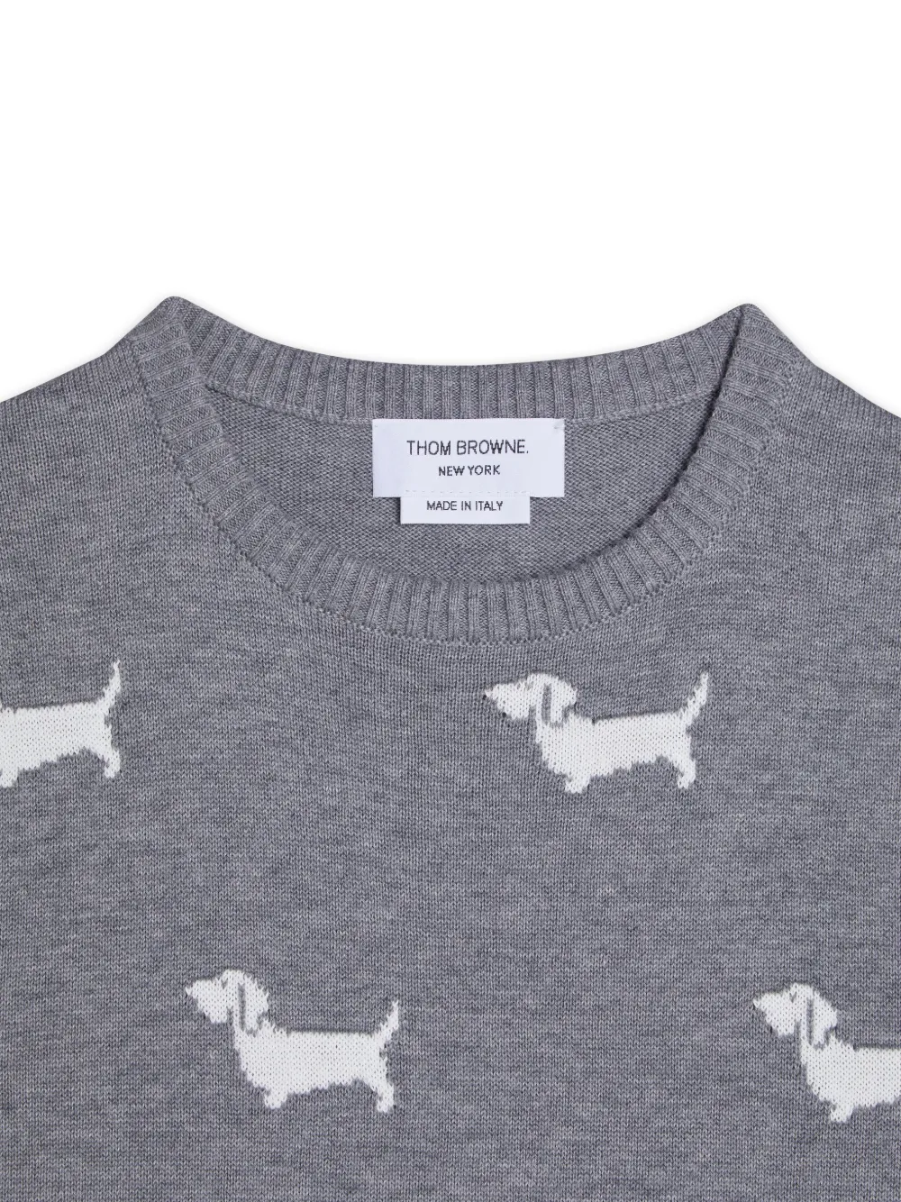 Thom Browne Kids Hector pullover Grijs