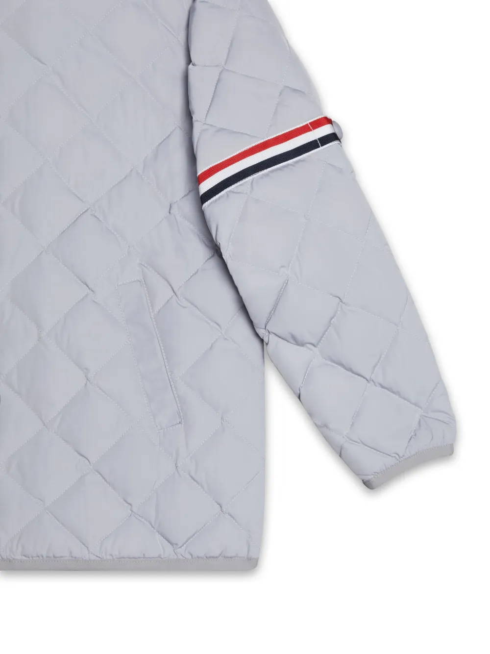 Thom Browne Kids Gevoerd jack Grijs