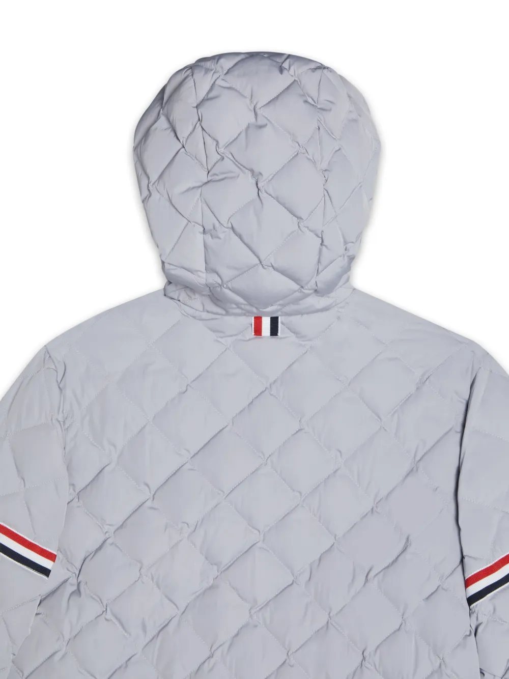 Thom Browne Kids Gevoerd jack Grijs