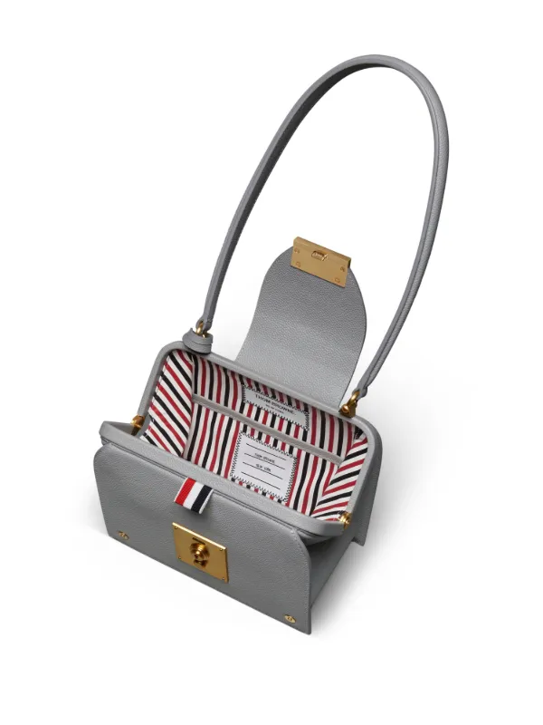Thom Browne Mrs. Thom Triangle Shoulder Bag | Grey | FARFETCH