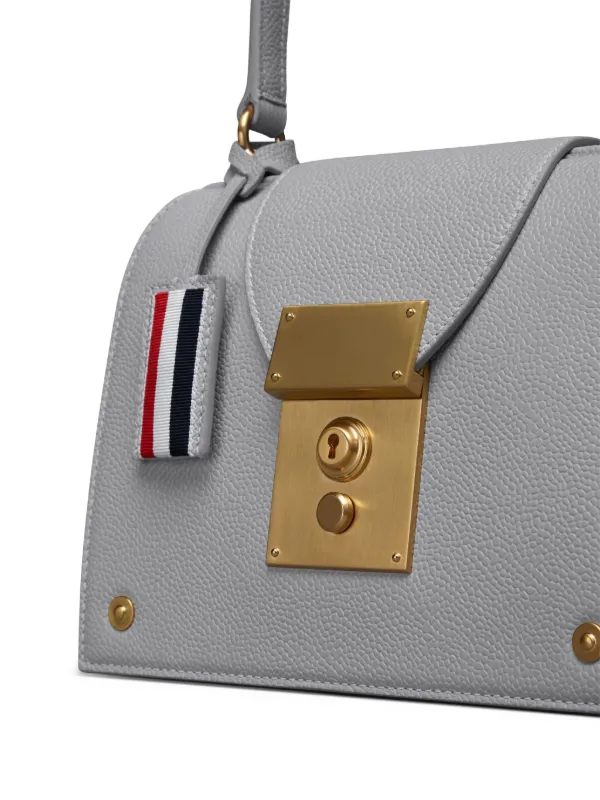 Thom Browne Mrs. Thom Triangle Shoulder Bag | Grey | FARFETCH