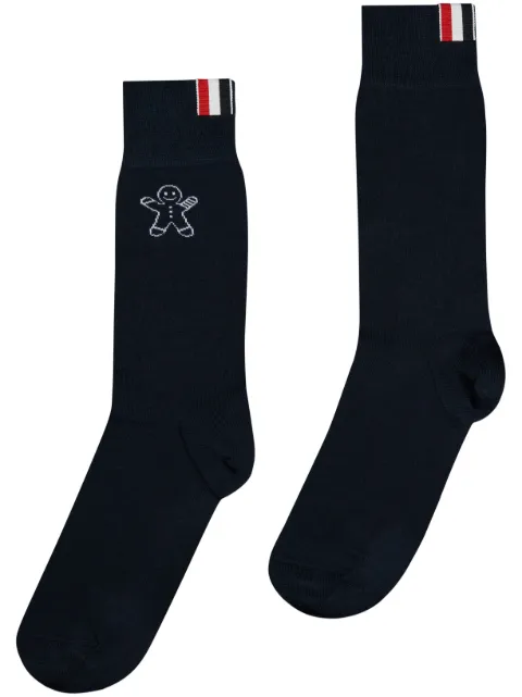 Thom Browne cartoon-jacquard socks