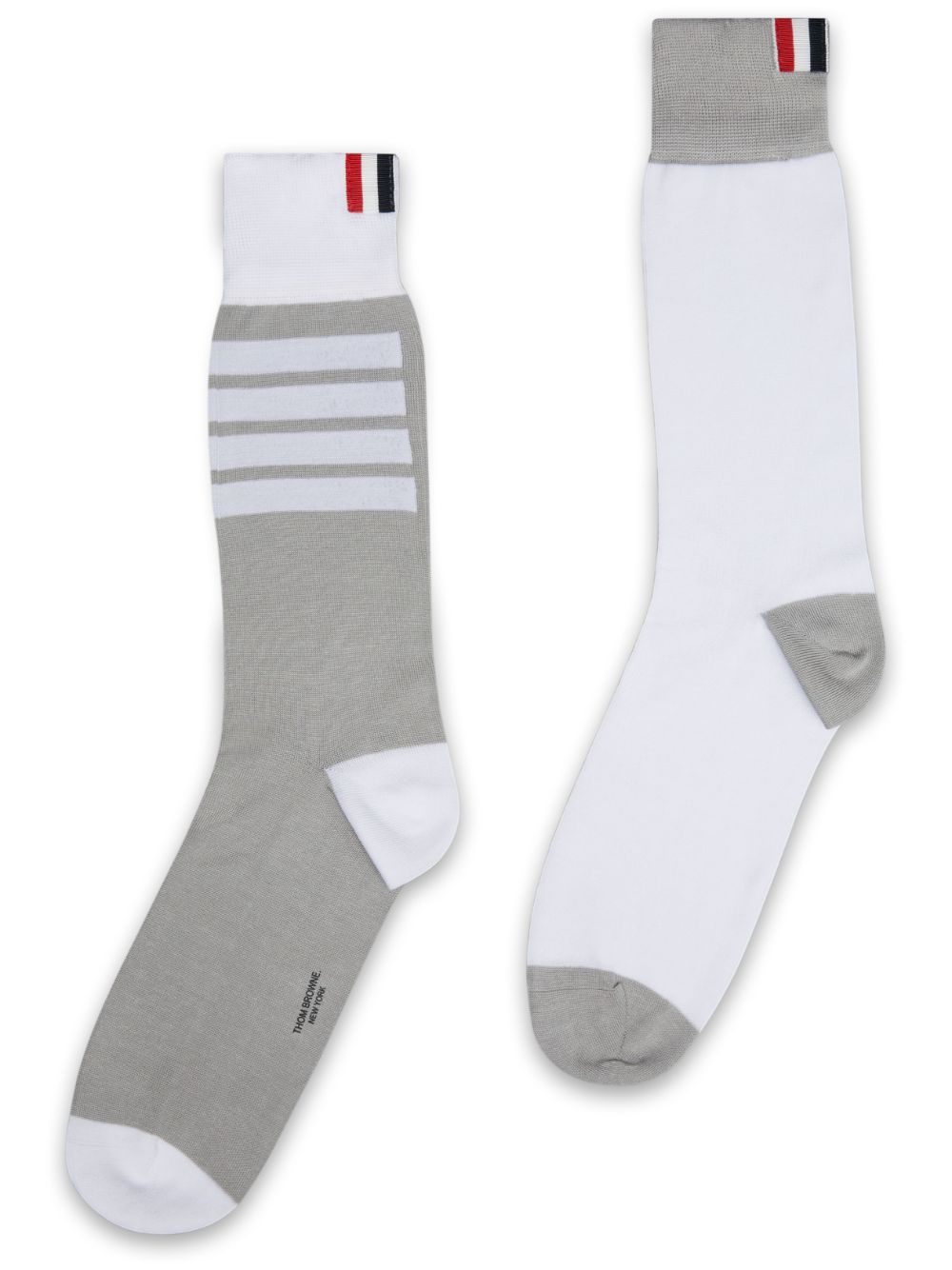 Thom Browne mid-calf socks - Grey