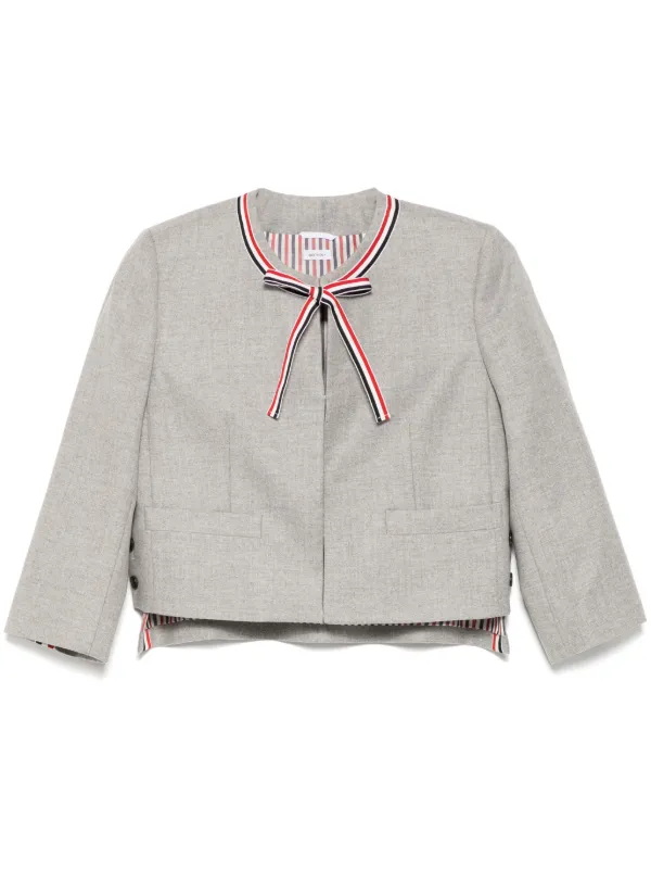ジャケット THOM BROWNE Women Jackets FKJ083A GREY 23914811_57573187_600.jpg