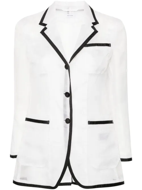 Blazer en organza - Thom Browne - Modalova
