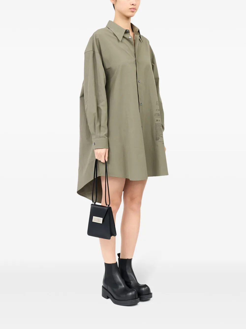 MM6 Maison Margiela Numeric shoulder bag - Zwart