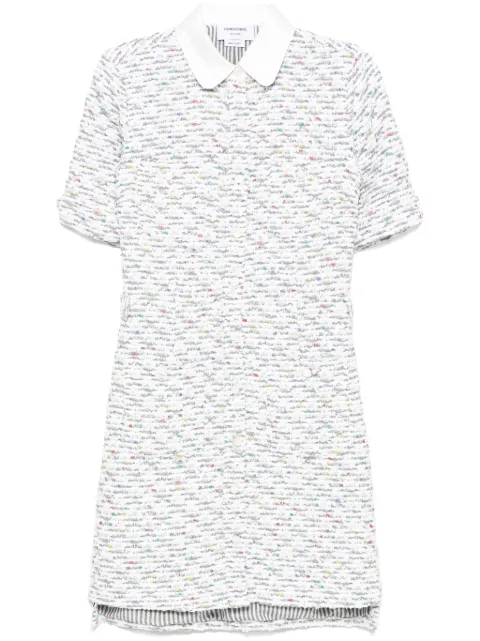 Thom Browne vestido largo con bolsillo de parche