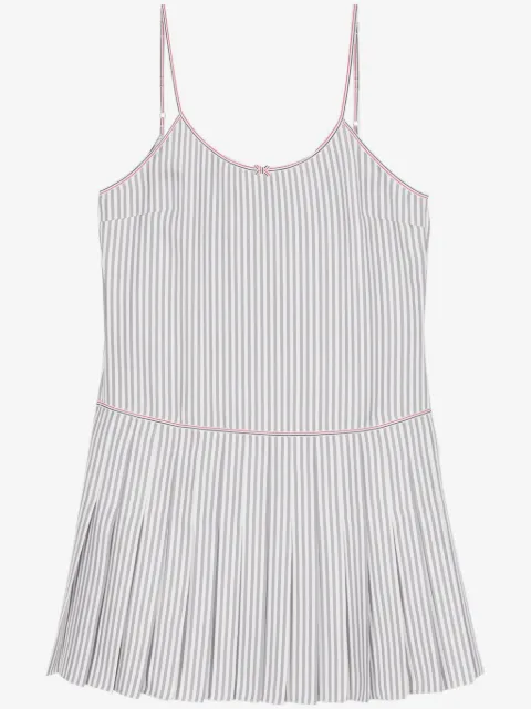 Thom Browne striped pleated minidress