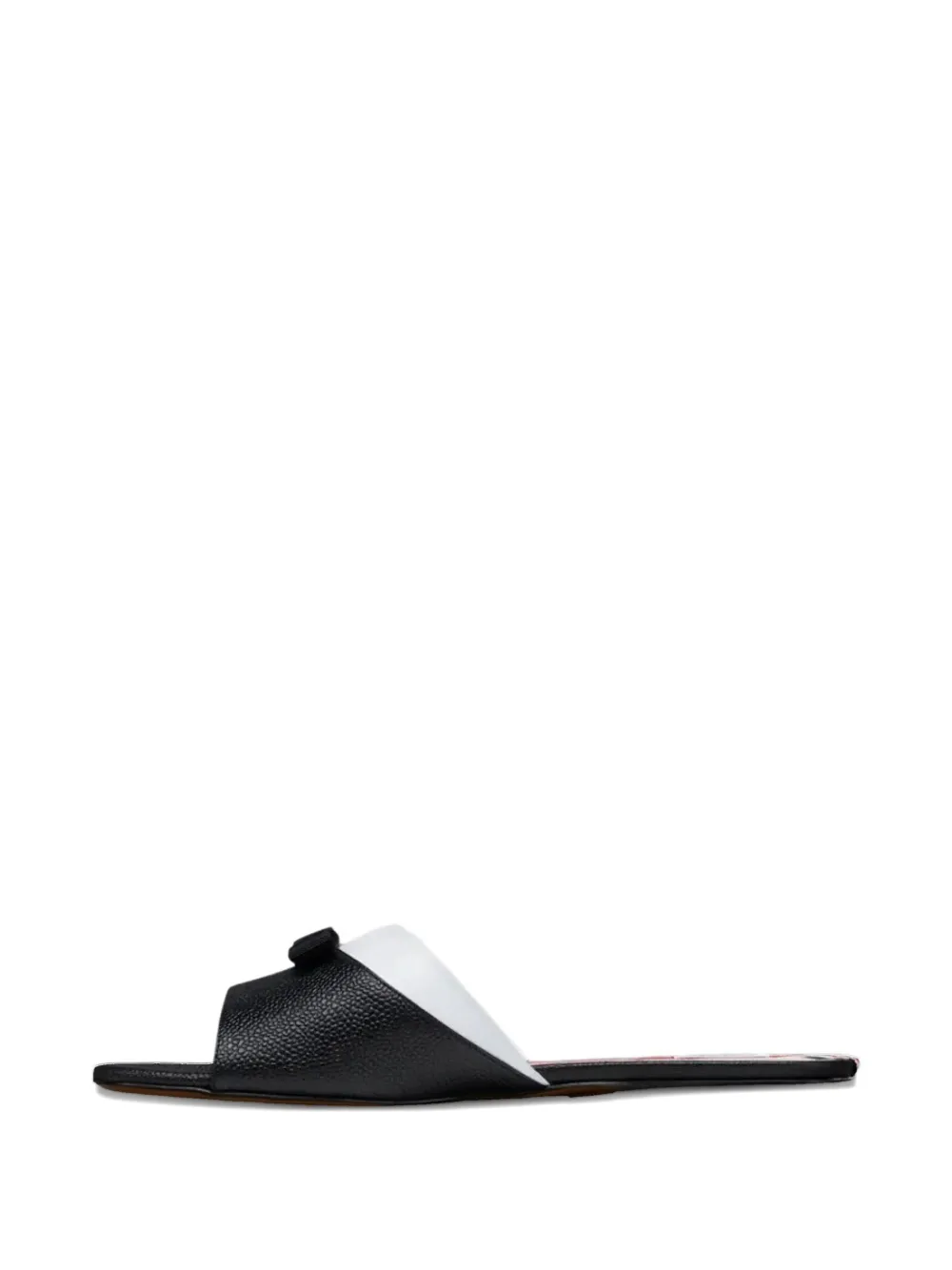 Thom Browne Beis platte sandalen Zwart