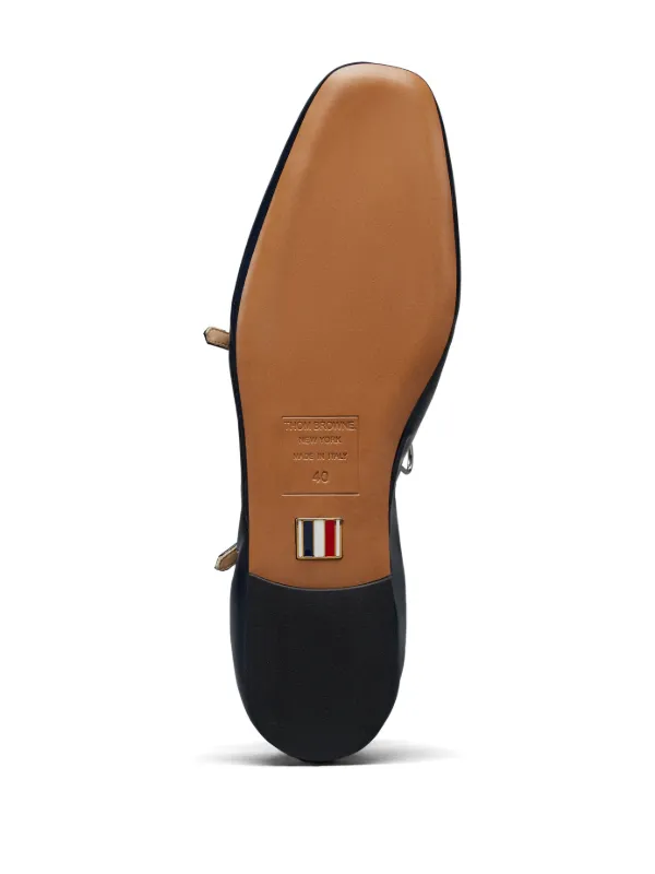 【関税込み】thom browne 'Thom John' ballet flats Thom Browne Thom John Ballet Flats | Blue | FARFETCH