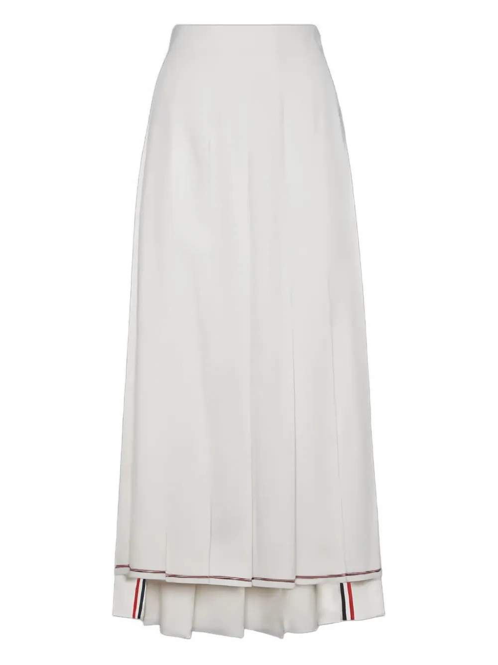 Thom Browne pleated panelled skirt | White | Image 1