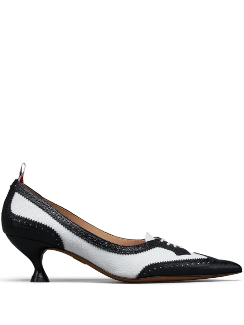 Thom Browne zapatillas Wingtip con tacón de 50mm